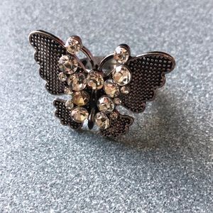 **Free one item with purchase**Butterfly Adjustable Ring